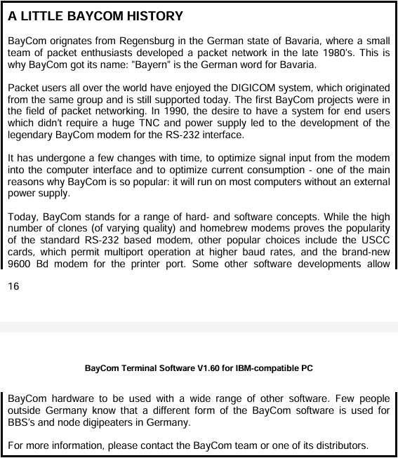 Baycom Modem
