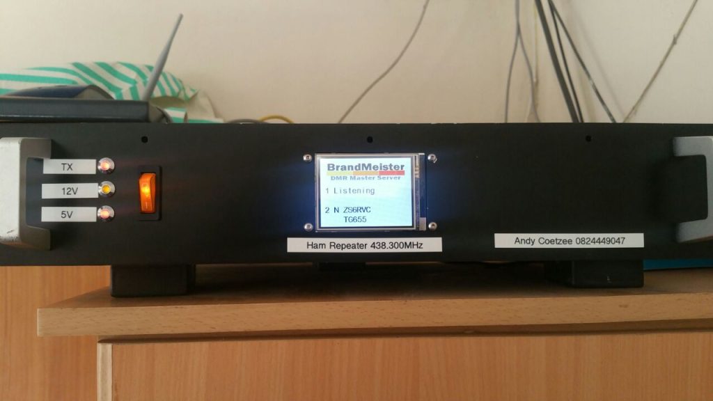 Completed project by ZS5CEY Andy Coetzee.