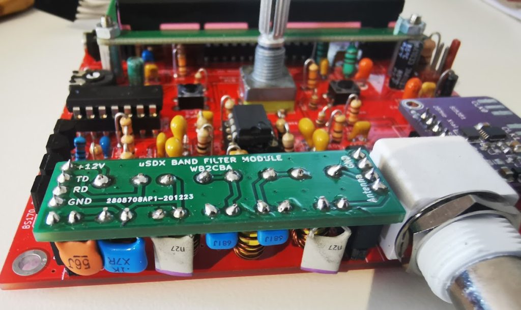 Assembled Board with Components.