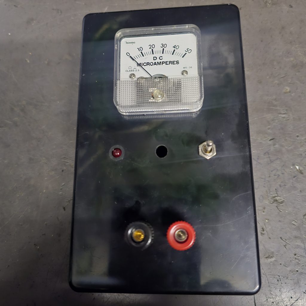 Box completed a/w calibration pot.